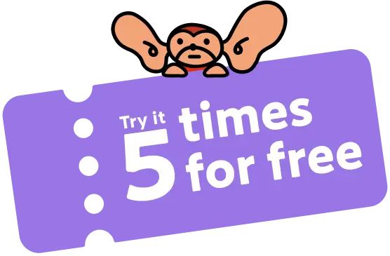 try it 5 times for free